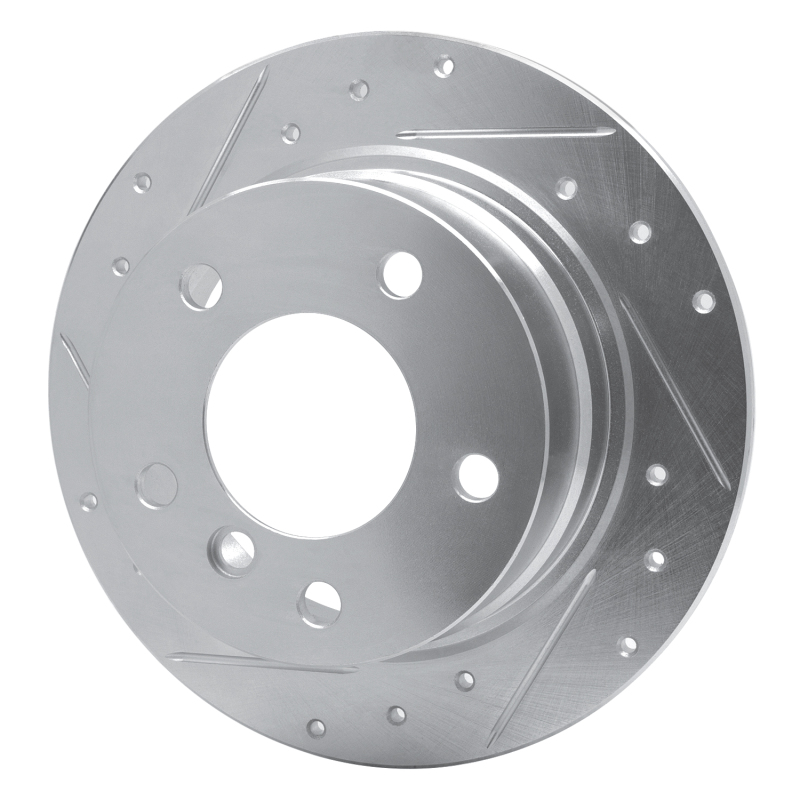 Picture of R1 96-02 BMW Z3 Rear Left Drilled & Slotted Silver Brake Rotor