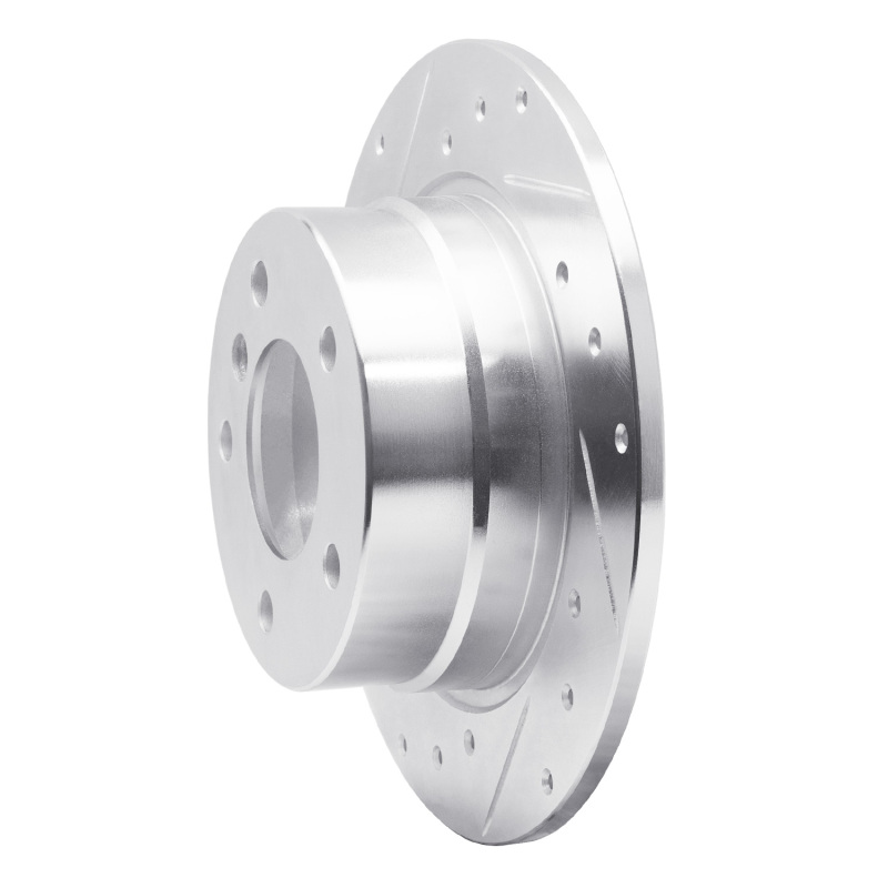 Picture of R1 03-06 BMW Z4 Rear Left Drilled & Slotted Silver Brake Rotor