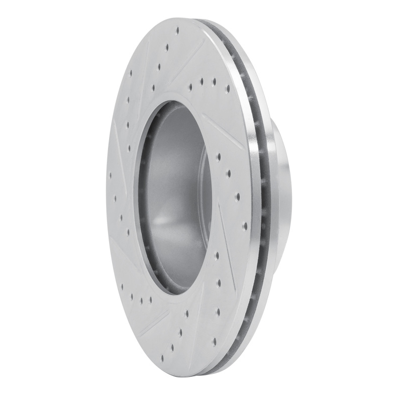 Picture of R1 06-13 BMW 128I Front Right Drilled & Slotted Silver Brake Rotor