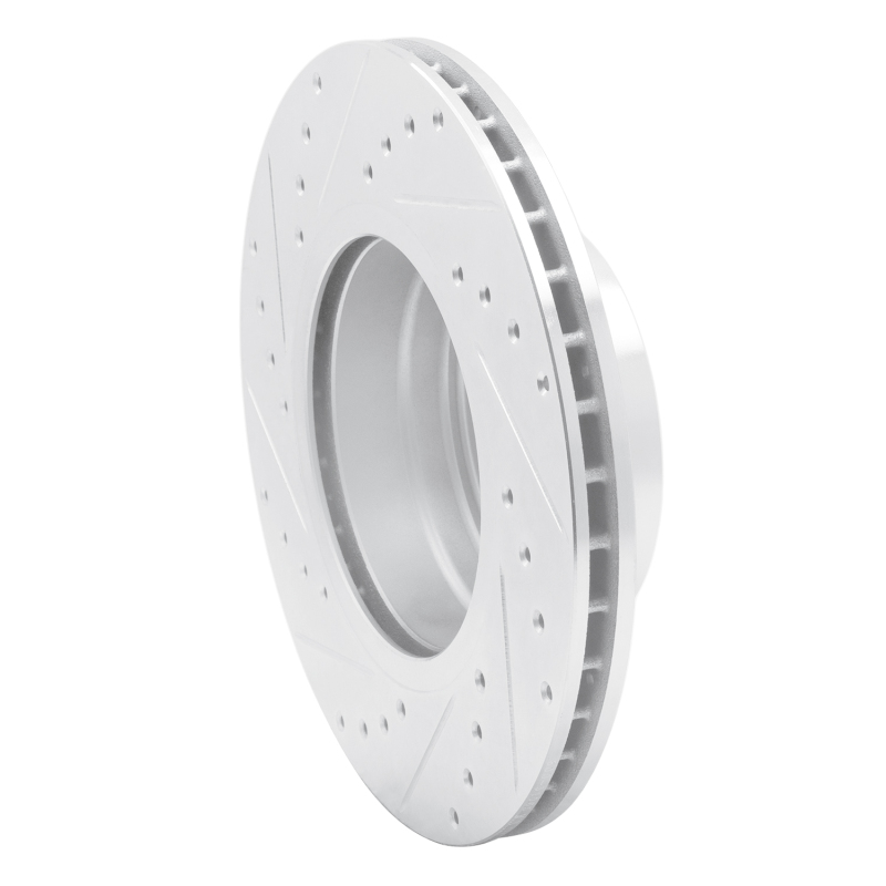 Picture of R1 04-10 BMW 525I (USA/Canada) Front Right Drilled & Slotted Silver Brake Rotor