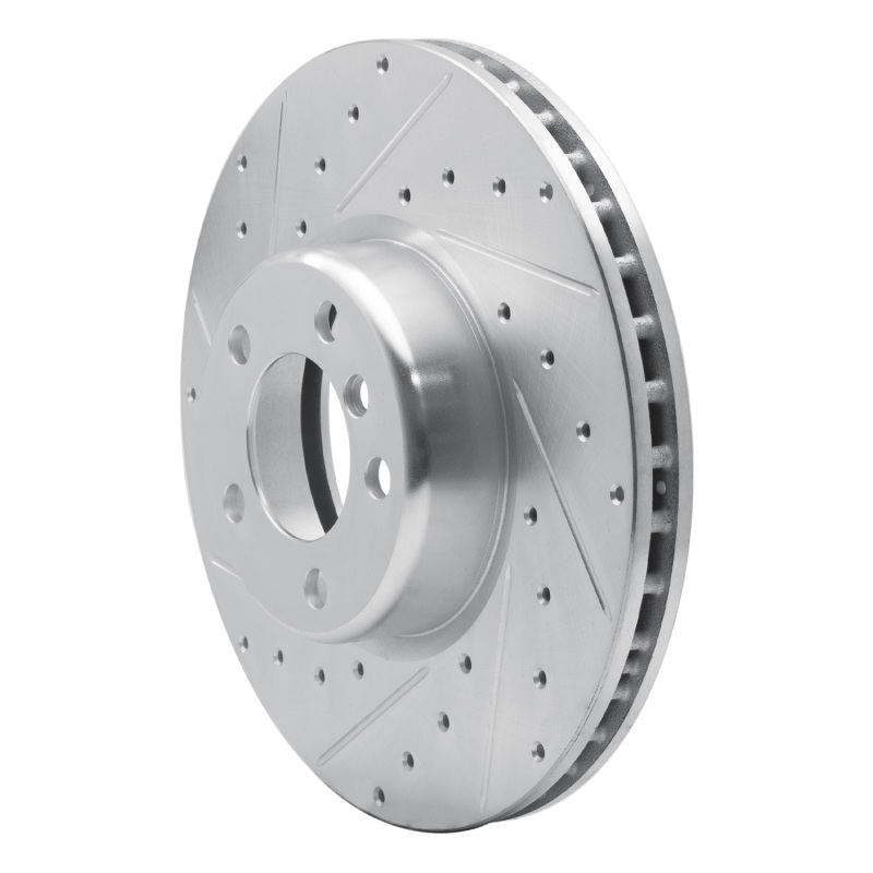 Picture of R1 12-21 BMW 228I Front Left Drilled & Slotted Silver Brake Rotor