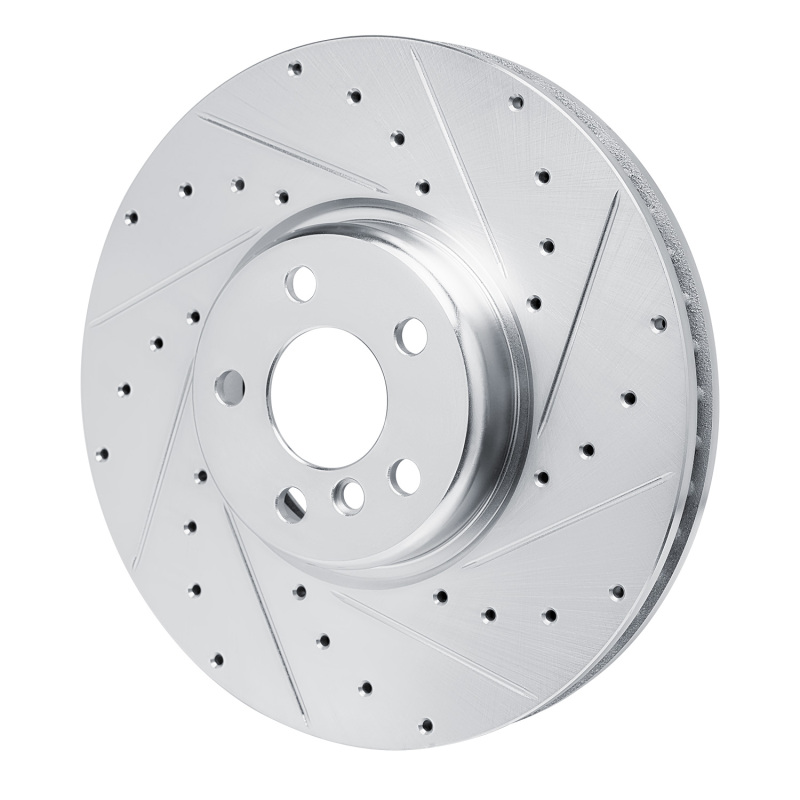 Picture of R1 16-25 BMW 430I Left Front Drilled & Slotted Silver Brake Rotor