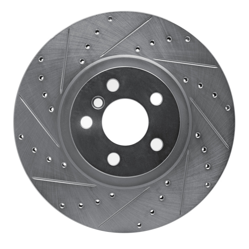 Picture of R1 15-25 BMW 228I Gran Coupe Front Left Drilled & Slotted Silver Brake Rotor