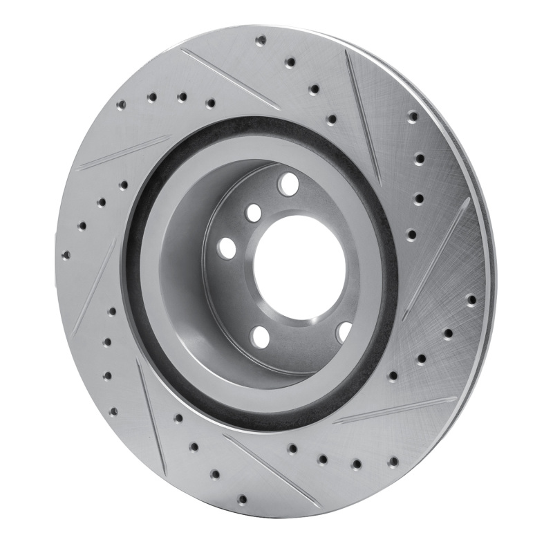 Picture of R1 11-18 BMW X3 Rear Left Drilled & Slotted Silver Brake Rotor