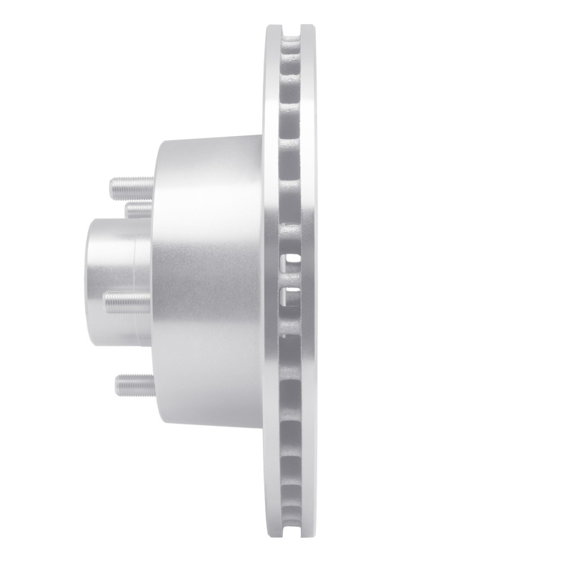 Picture of R1 70-72 Dodge Charger Front Left Drilled & Slotted Silver Brake Rotor