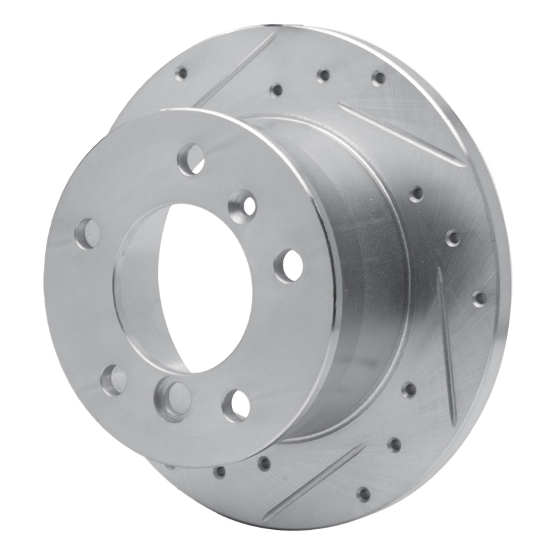 Picture of R1 02-18 Dodge Sprinter 3500 Rear Left Drilled & Slotted Silver Brake Rotor