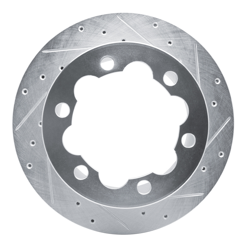 Picture of R1 02-06 Dodge Sprinter 3500 Rear Right Drilled & Slotted Silver Brake Rotor