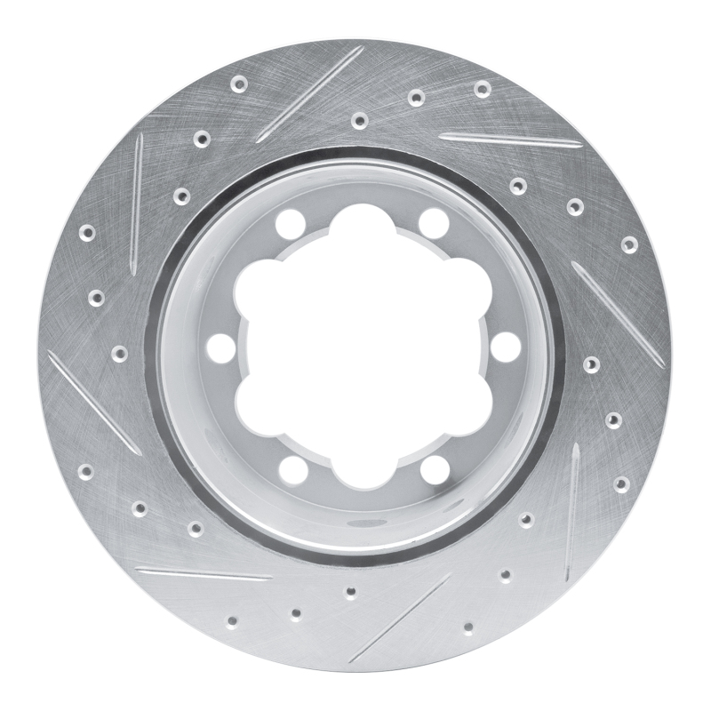 Picture of R1 02-06 Dodge Sprinter 3500 Rear Right Drilled & Slotted Silver Brake Rotor