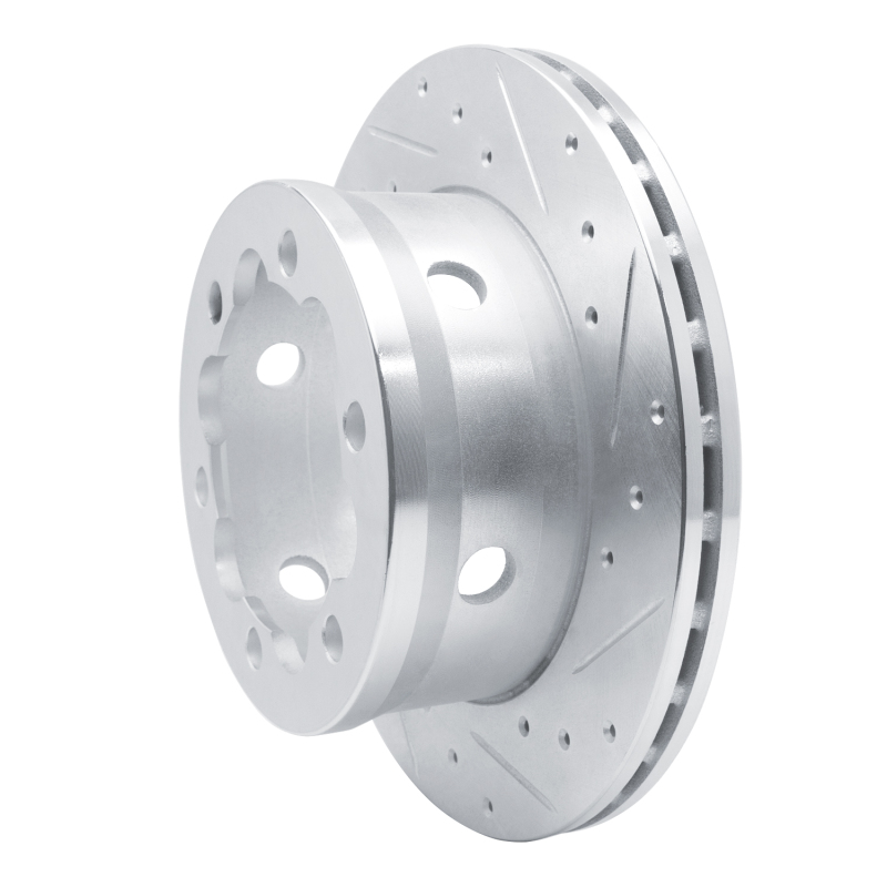 Picture of R1 02-06 Dodge Sprinter 3500 Rear Right Drilled & Slotted Silver Brake Rotor