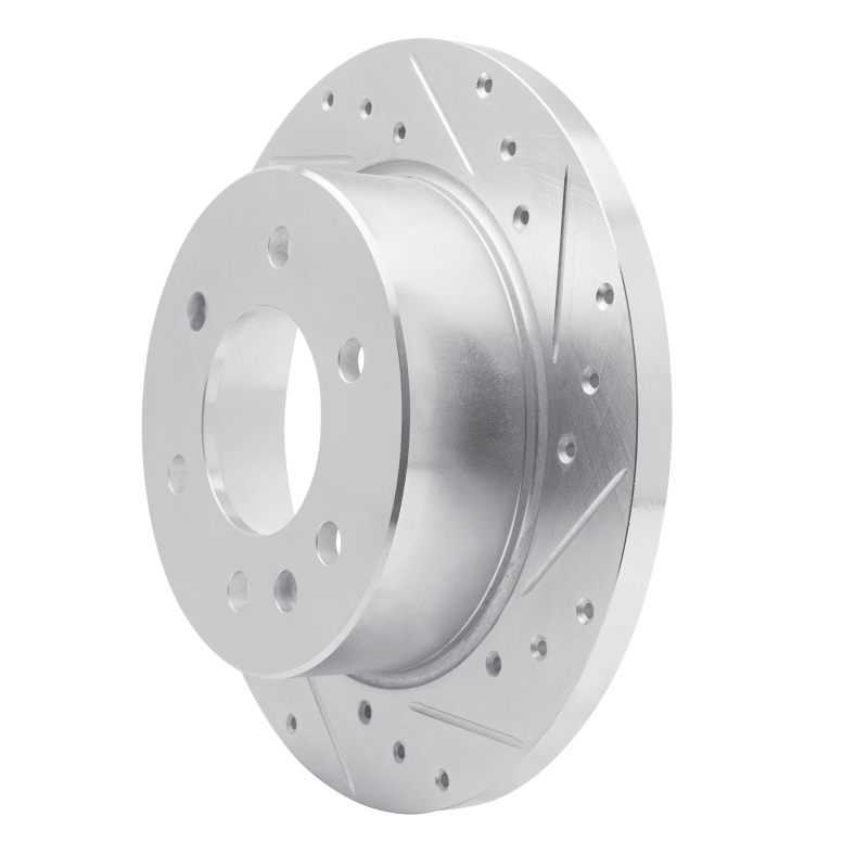 Picture of R1 06-18 Dodge Sprinter 3500 Rear Right Drilled & Slotted Silver Brake Rotor