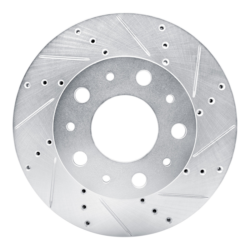 Picture of R1 14-25 Ram Promaster 1500 Front Right Drilled & Slotted Silver Brake Rotor