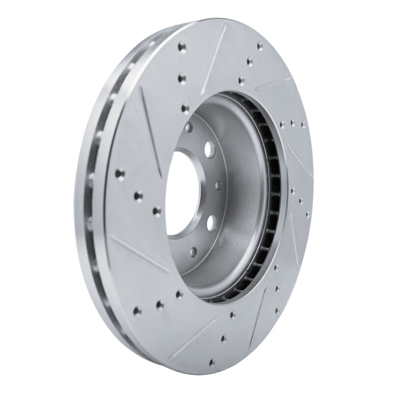 Picture of R1 14-25 Ram Promaster 1500 Front Right Drilled & Slotted Silver Brake Rotor
