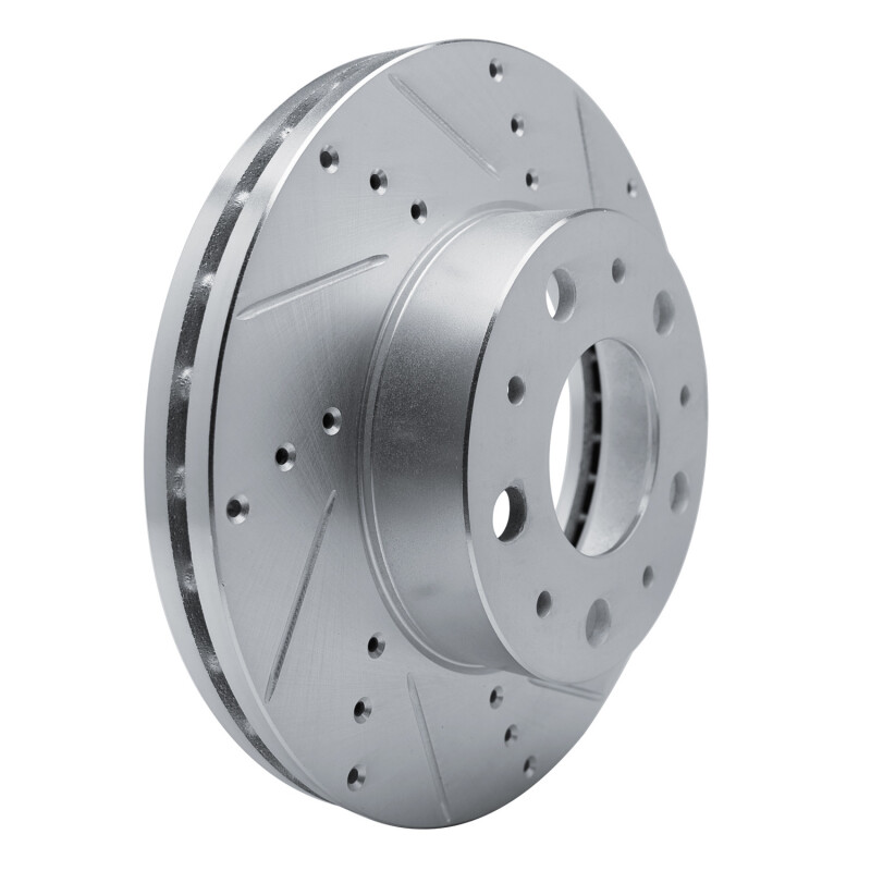 Picture of R1 14-25 Ram Promaster 1500 Front Right Drilled & Slotted Silver Brake Rotor