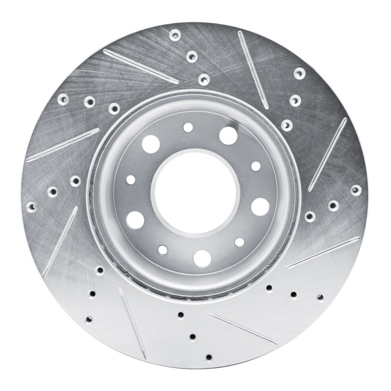Picture of R1 14-25 Ram Promaster 2500 Front Left Drilled & Slotted Silver Brake Rotor