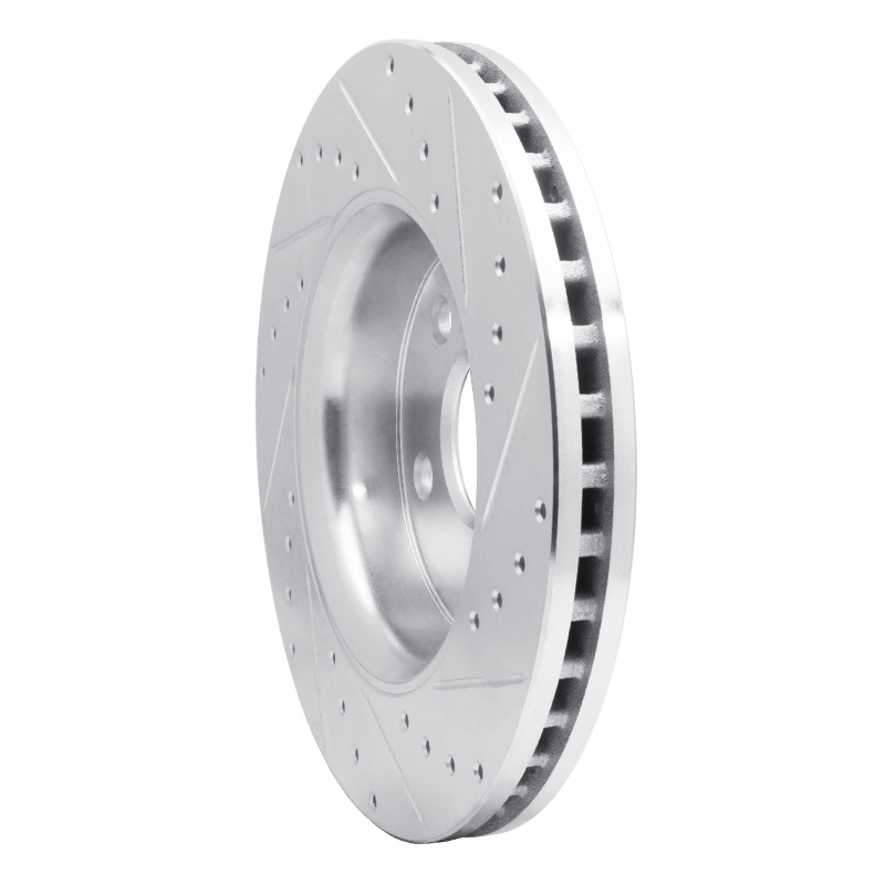 Picture of R1 11-22 Dodge Durango Front Left Drilled & Slotted Silver Brake Rotor
