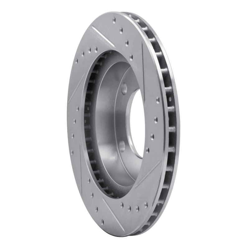 Picture of R1 76-86 Jeep Scrambler Front Left Drilled & Slotted Silver Brake Rotor