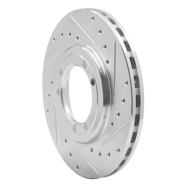 Picture of R1 92-04 Hummer H1 Rear Right Front Right Drilled & Slotted Silver Brake Rotor