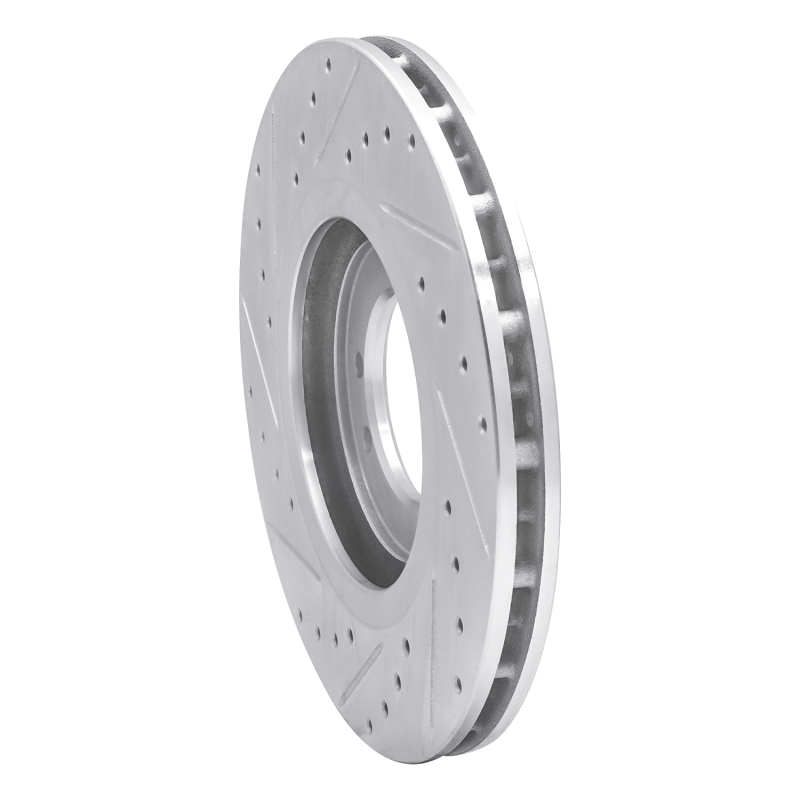 Picture of R1 96-06 Hummer H1 Front Right Rear Right Drilled & Slotted Silver Brake Rotor