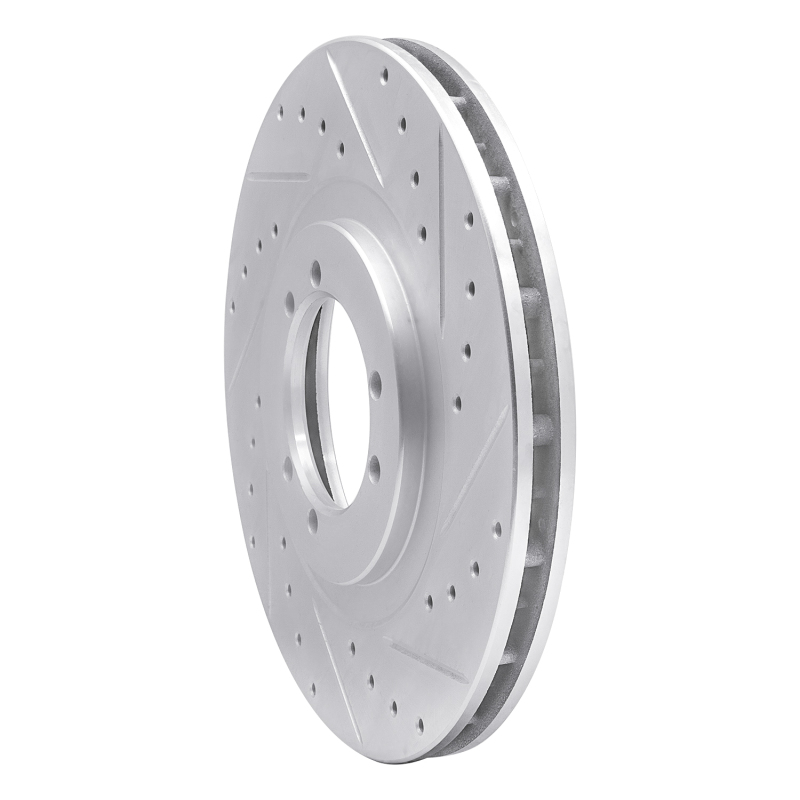 Picture of R1 96-06 Hummer H1 Front Right Rear Right Drilled & Slotted Silver Brake Rotor
