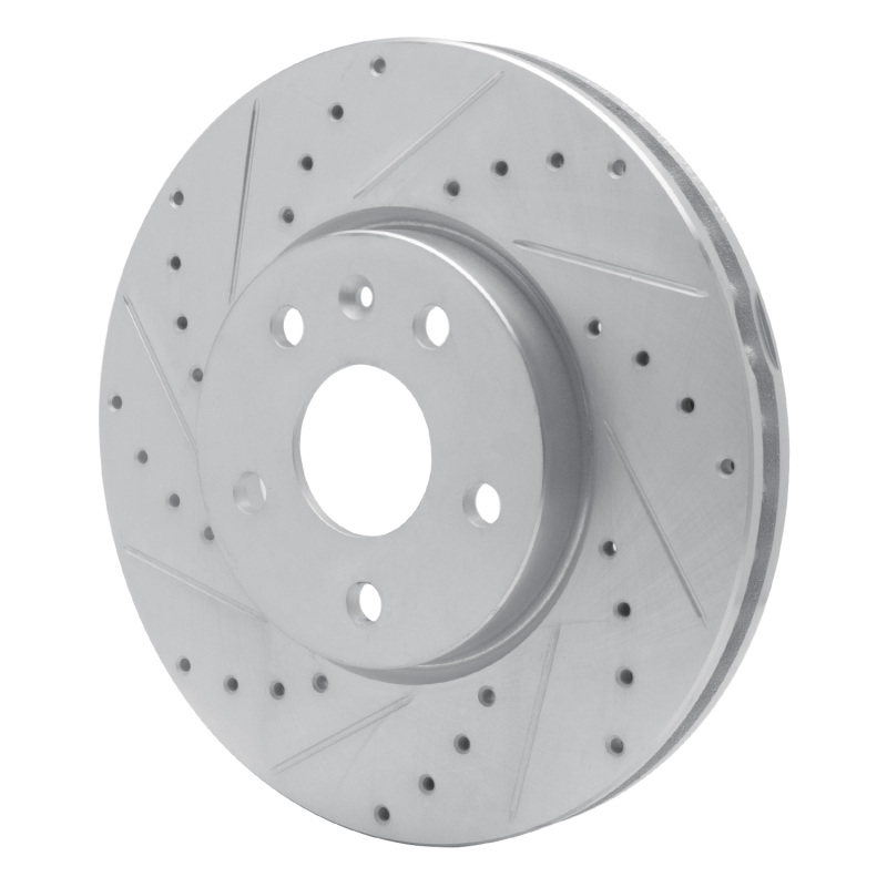 Picture of R1 10-25 Buick ALLURE Front Left Drilled & Slotted Silver Brake Rotor