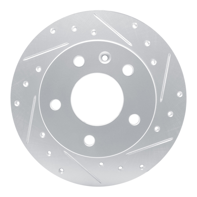 Picture of RNC Brake Rotor - Drill & Slot - R1 20-25 Buick Encore GX Rear Right Drilled & Slotted Silver Brake Rotor rnc631-45047R