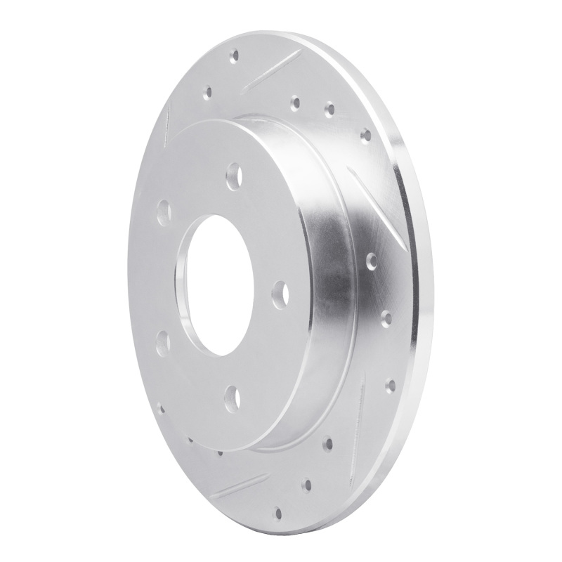 Picture of RNC Brake Rotor - Drill & Slot - R1 86-92 Buick Reatta Rear Left Drilled & Slotted Silver Brake Rotor rnc631-46003L