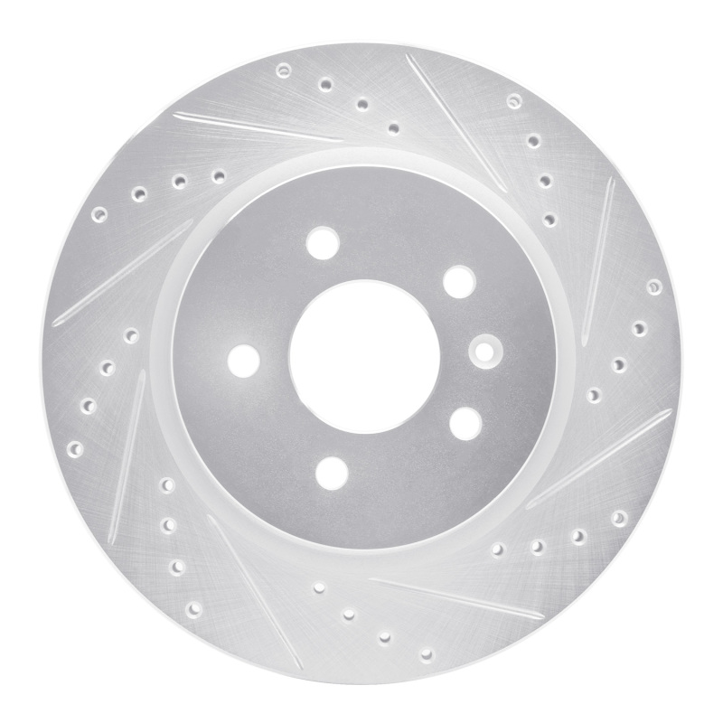Picture of RNC Brake Rotor - Drill & Slot - R1 16-20 Buick Regal Sportback Rear Right Drilled & Slotted Silver Brake Rotor rnc631-46041R