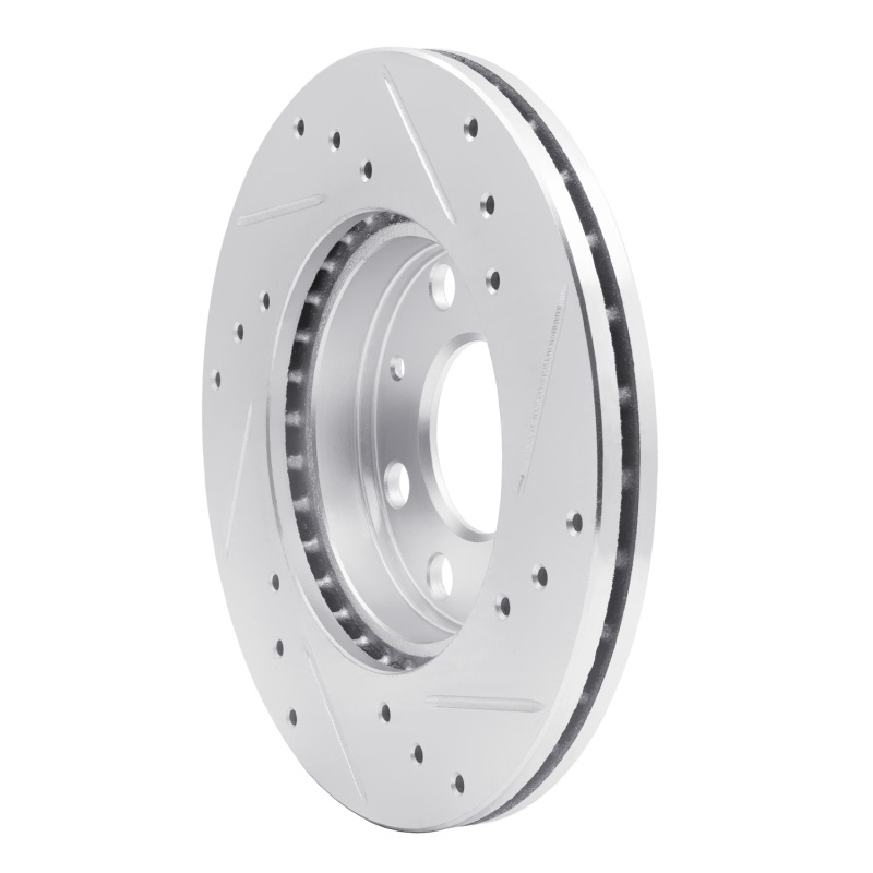 Picture of RNC Brake Rotor - Drill & Slot - R1 88-20 Chevrolet BEAT (Mexico) Front Left Drilled & Slotted Silver Brake Rotor rnc631-47000L