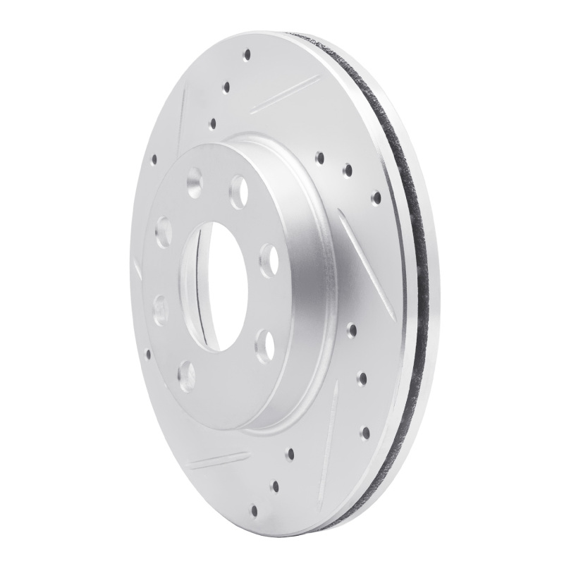 Picture of RNC Brake Rotor - Drill & Slot - R1 88-20 Chevrolet BEAT (Mexico) Front Left Drilled & Slotted Silver Brake Rotor rnc631-47000L