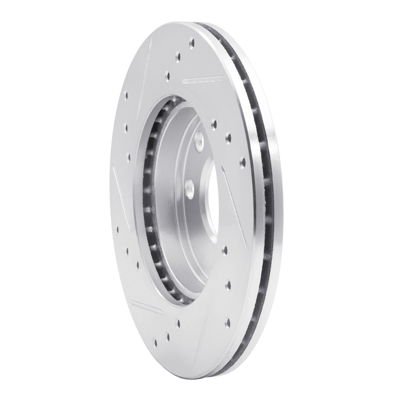 Picture of RNC Brake Rotor - Drill & Slot - R1 88-20 Chevrolet CHEVY (Mexico) Front Right Drilled & Slotted Silver Brake Rotor rnc631-47000R