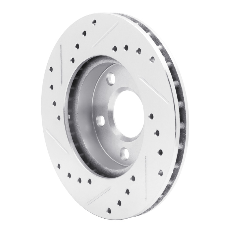 Picture of RNC Brake Rotor - Drill & Slot - R1 82-84 Buick SKYHAWK Front Right Drilled & Slotted Silver Brake Rotor rnc631-47010R