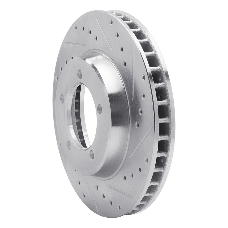 Picture of RNC Brake Rotor - Drill & Slot - R1 67-70 Chevrolet Impala Front Right Drilled & Slotted Silver Brake Rotor rnc631-47030R