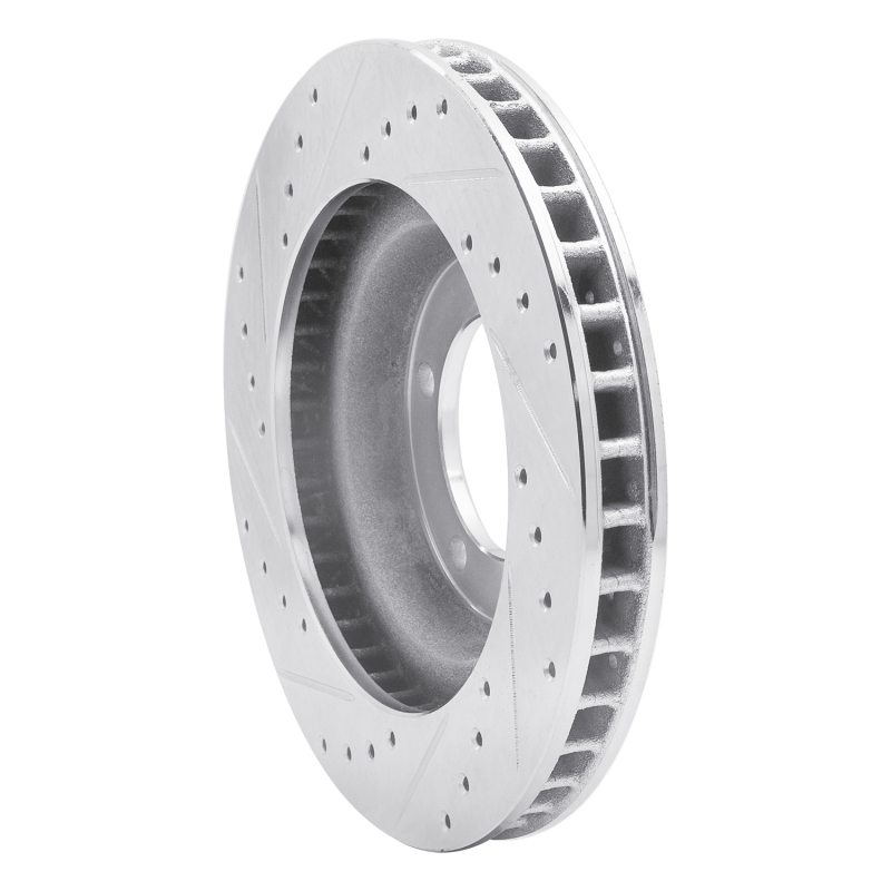 Picture of RNC Brake Rotor - Drill & Slot - R1 67-70 Chevrolet Impala Front Right Drilled & Slotted Silver Brake Rotor rnc631-47030R