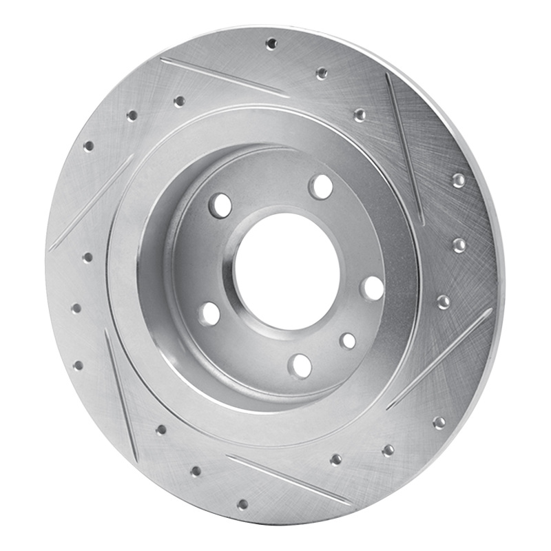Picture of RNC Brake Rotor - Drill & Slot - R1 11-19 Buick CASCADA Rear Left Drilled & Slotted Silver Brake Rotor rnc631-47044L