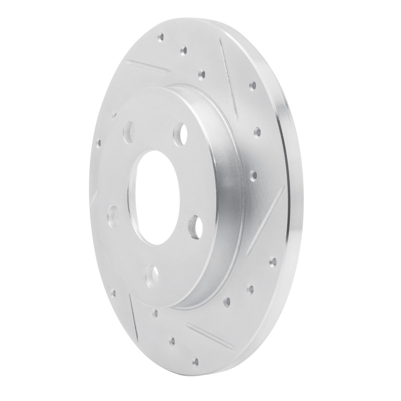 Picture of RNC Brake Rotor - Drill & Slot - R1 04-16 Buick ALLURE Rear Right Drilled & Slotted Silver Brake Rotor rnc631-47042R
