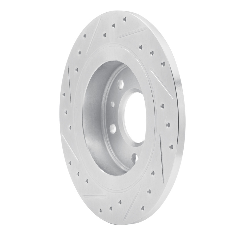 Picture of RNC Brake Rotor - Drill & Slot - R1 11-19 Buick CASCADA Rear Right Drilled & Slotted Silver Brake Rotor rnc631-47044R