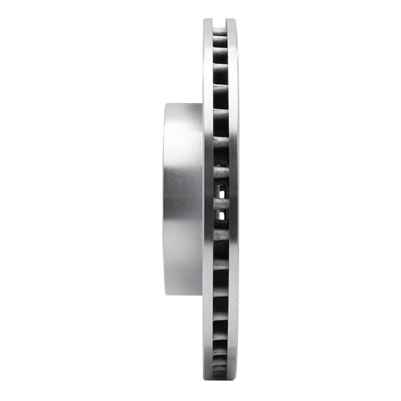 Picture of RNC Brake Rotor - Drill & Slot - R1 16-25 Cadillac CT5 Front Left Drilled & Slotted Silver Brake Rotor rnc631-47055L