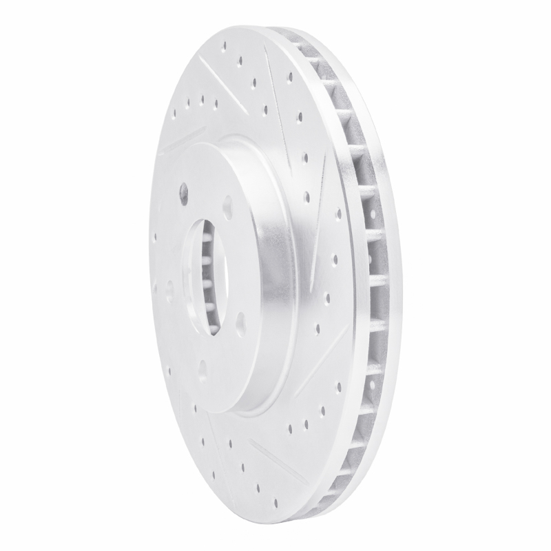 Picture of RNC Brake Rotor - Drill & Slot - R1 01-07 Buick Rendezvous Front Right Drilled & Slotted Silver Brake Rotor rnc631-47067R