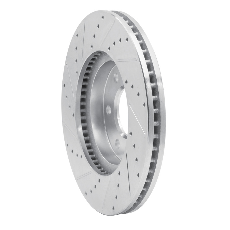 Picture of RNC Brake Rotor - Drill & Slot - R1 06-09 Chevrolet Trailblazer Front Right Drilled & Slotted Silver Brake Rotor rnc631-47069R