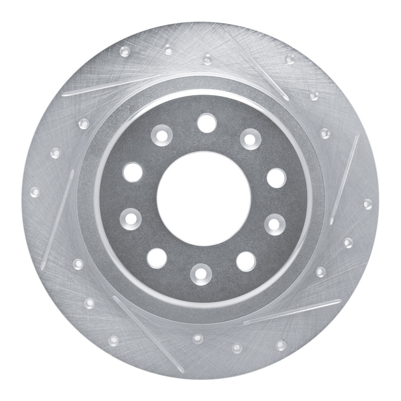 Picture of RNC Brake Rotor - Drill & Slot - R1 16-25 Buick Regal TOURX Rear Right Drilled & Slotted Silver Brake Rotor rnc631-47075R