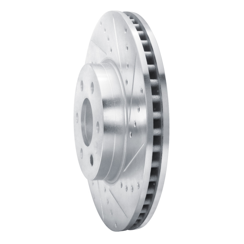 Picture of RNC Brake Rotor - Drill & Slot - R1 21-22 Chevrolet Colorado Front Right Drilled & Slotted Silver Brake Rotor rnc631-47087R