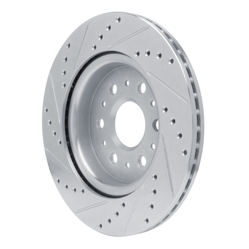 Picture of RNC Brake Rotor - Drill & Slot - R1 17-25 Buick Enclave Rear Right Drilled & Slotted Silver Brake Rotor rnc631-48000R