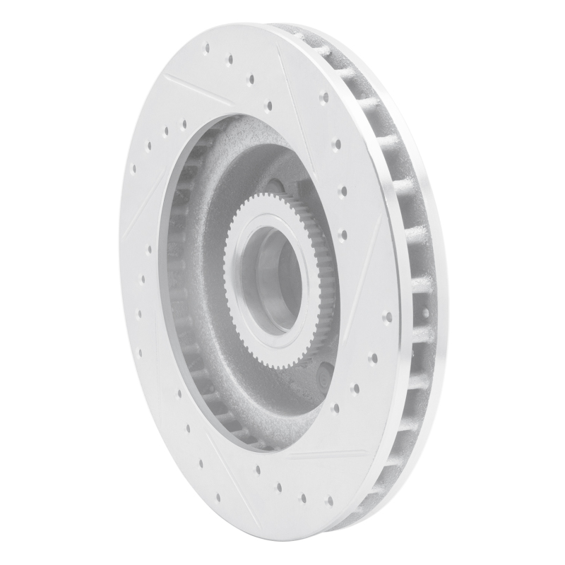 Picture of RNC Brake Rotor - Drill & Slot - R1 83-92 Chevrolet G20 Front Left Drilled & Slotted Silver Brake Rotor rnc631-48006L
