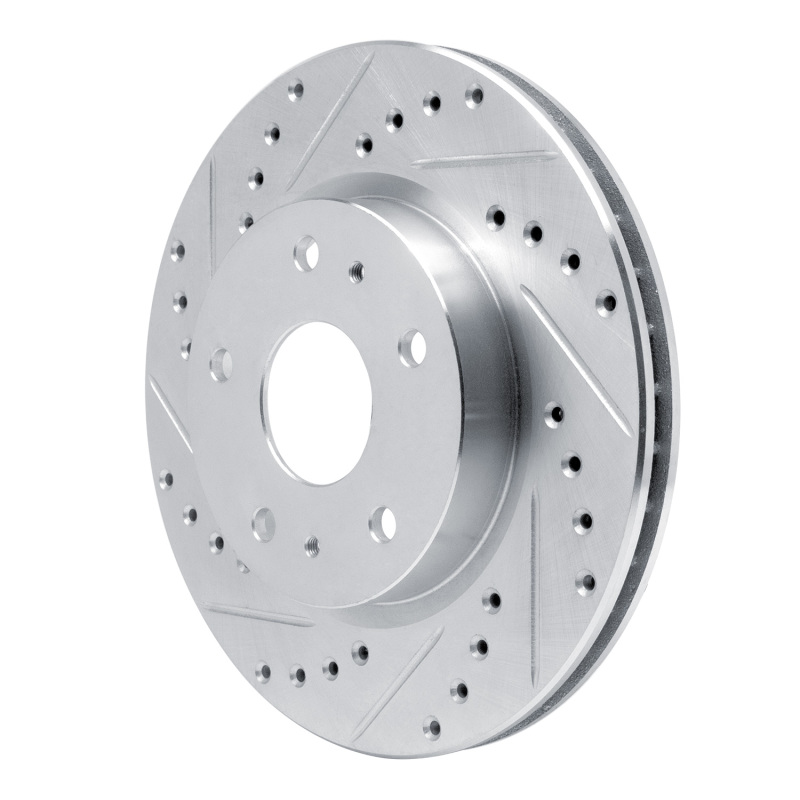 Picture of RNC Brake Rotor - Drill & Slot - R1 88-89 Chevrolet C3500 Front Left Drilled & Slotted Silver Brake Rotor rnc631-48012L