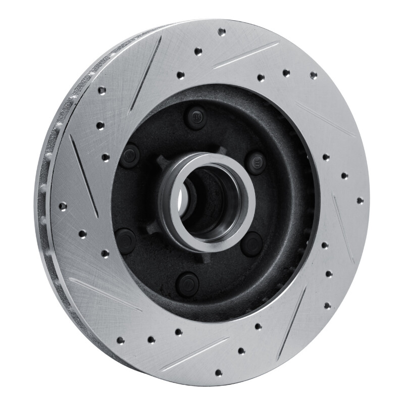 Picture of RNC Brake Rotor - Drill & Slot - R1 88-96 Chevrolet C2500 Front Right Drilled & Slotted Silver Brake Rotor rnc631-48011R