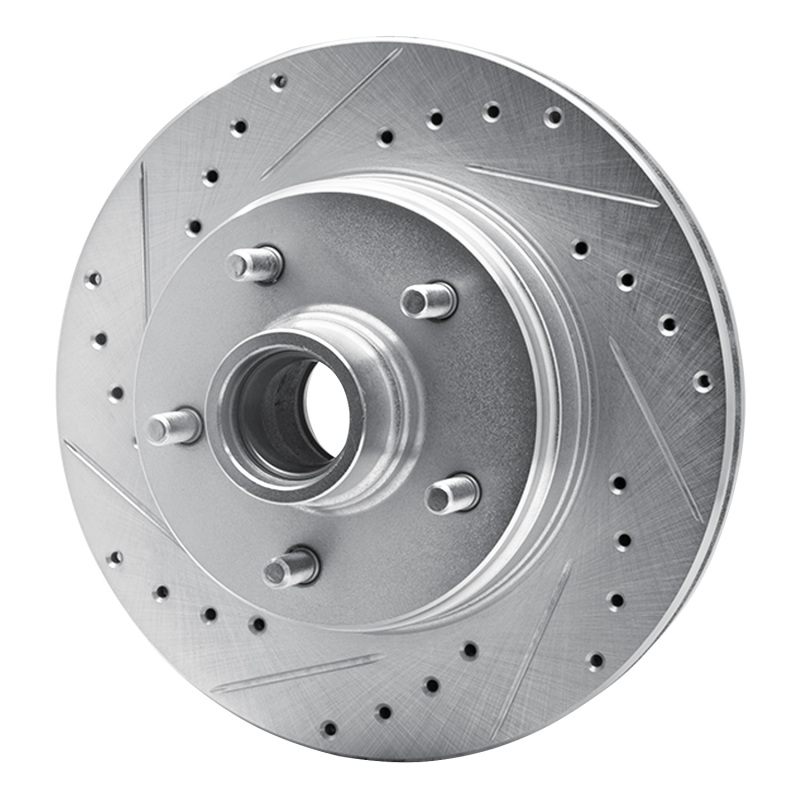 Picture of RNC Brake Rotor - Drill & Slot - R1 90-02 Chevrolet ASTRO Front Left Drilled & Slotted Silver Brake Rotor rnc631-48015L