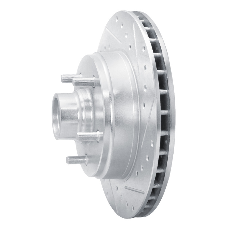 Picture of RNC Brake Rotor - Drill & Slot - R1 90-02 Chevrolet ASTRO Front Right Drilled & Slotted Silver Brake Rotor rnc631-48015R
