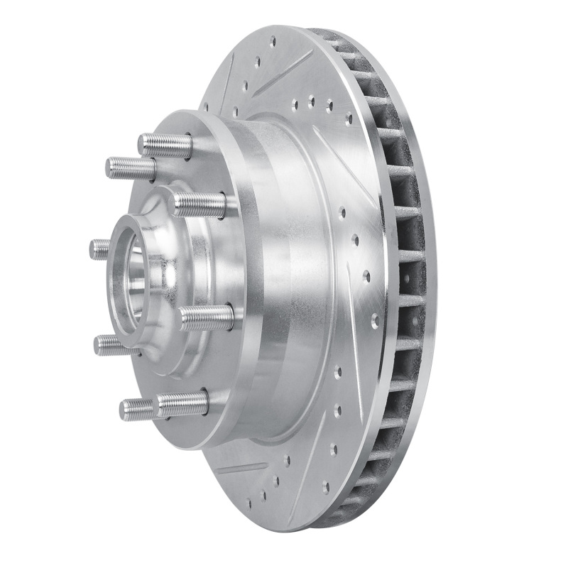 Picture of RNC Brake Rotor - Drill & Slot - R1 93-95 Chevrolet G30 Front Left Drilled & Slotted Silver Brake Rotor rnc631-48021L