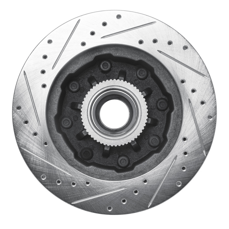 Picture of RNC Brake Rotor - Drill & Slot - R1 93-95 Chevrolet G30 Front Right Drilled & Slotted Silver Brake Rotor rnc631-48021R