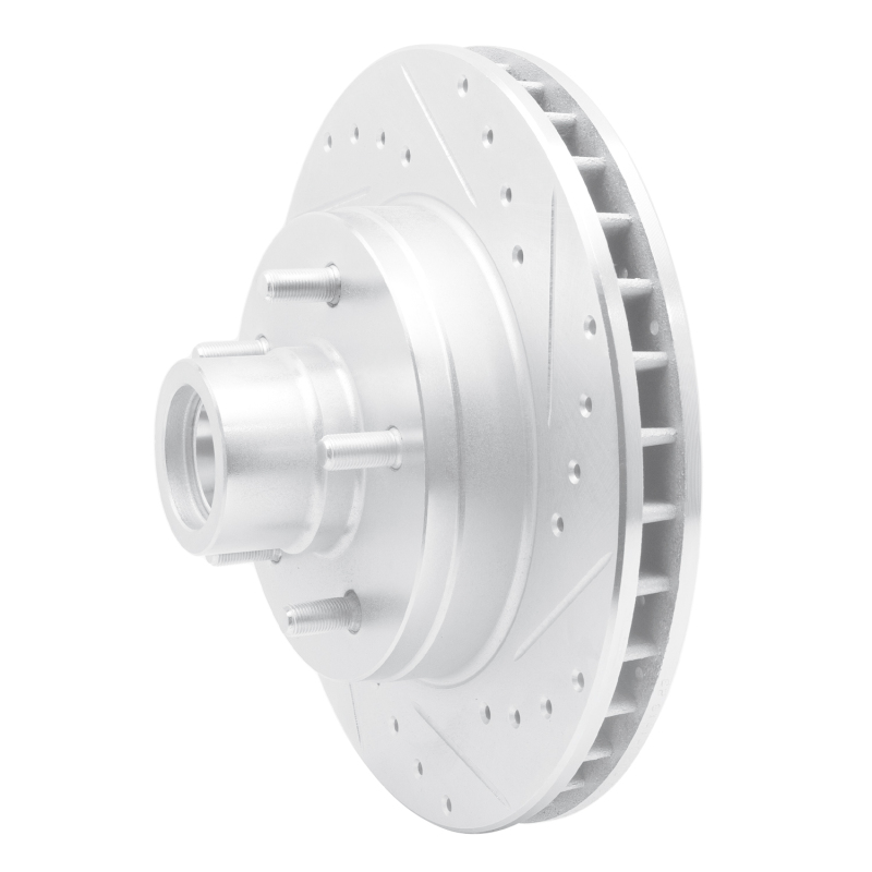 Picture of RNC Brake Rotor - Drill & Slot - R1 93-95 Chevrolet G10 Front Right Drilled & Slotted Silver Brake Rotor rnc631-48024R